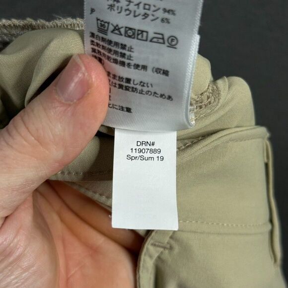 Eddie Bauer Pants Mens 33x34 Beige Travex Straight Fit Stretch Outdoor Hiking - Picture 7 of 16